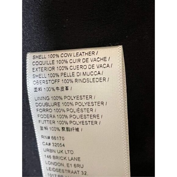 - NWT Free People We The Free Jealousy Leather Moto Jacket Size S - Picture 9 of 10